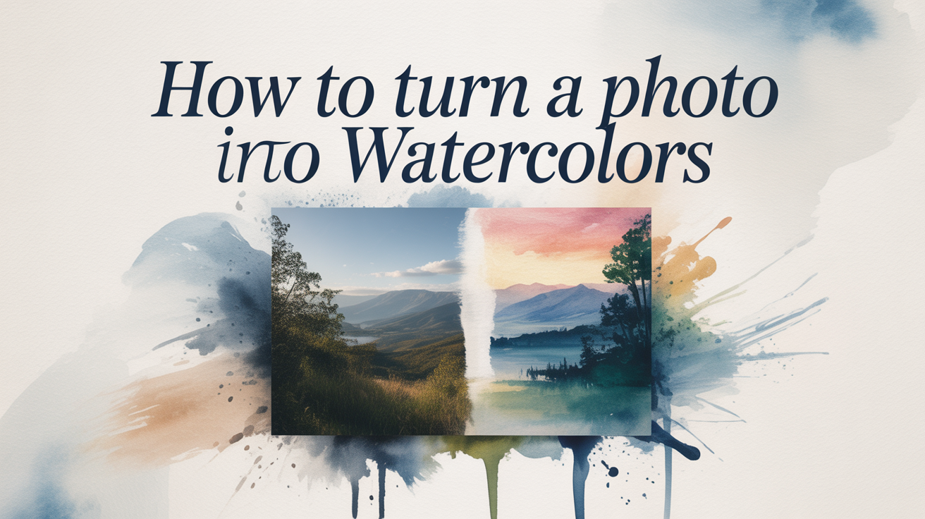 Turn Photos into Watercolor Paintings with AI (Beginner Guide)