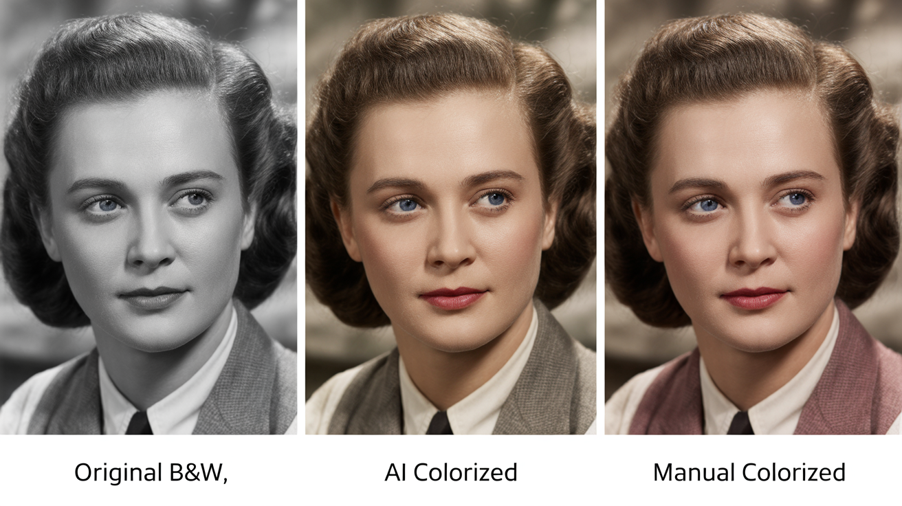 How to Add Color to a Black and White Photo (AI & Photoshop Guide)