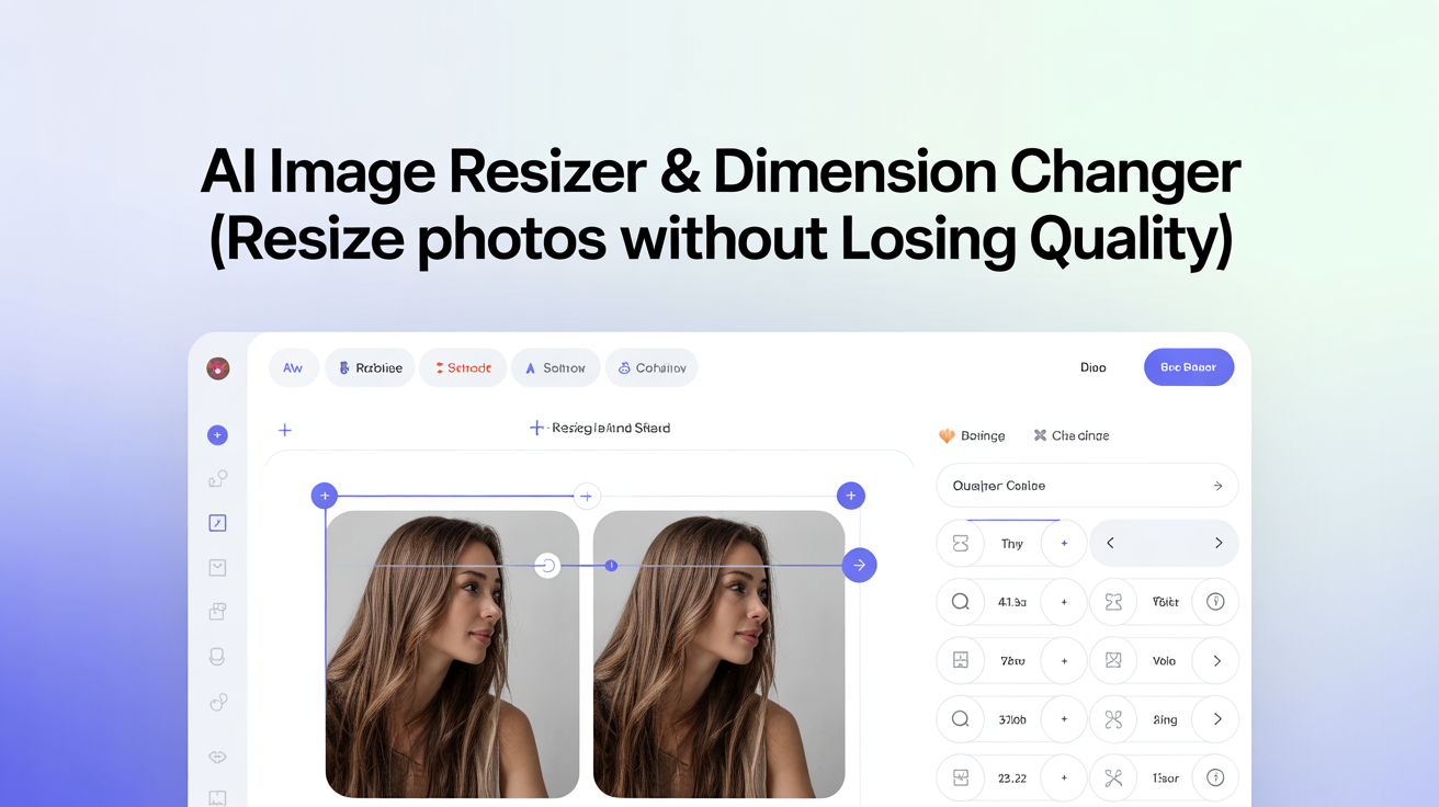 AI Image Resizer & Dimension Changer (No Quality Loss)