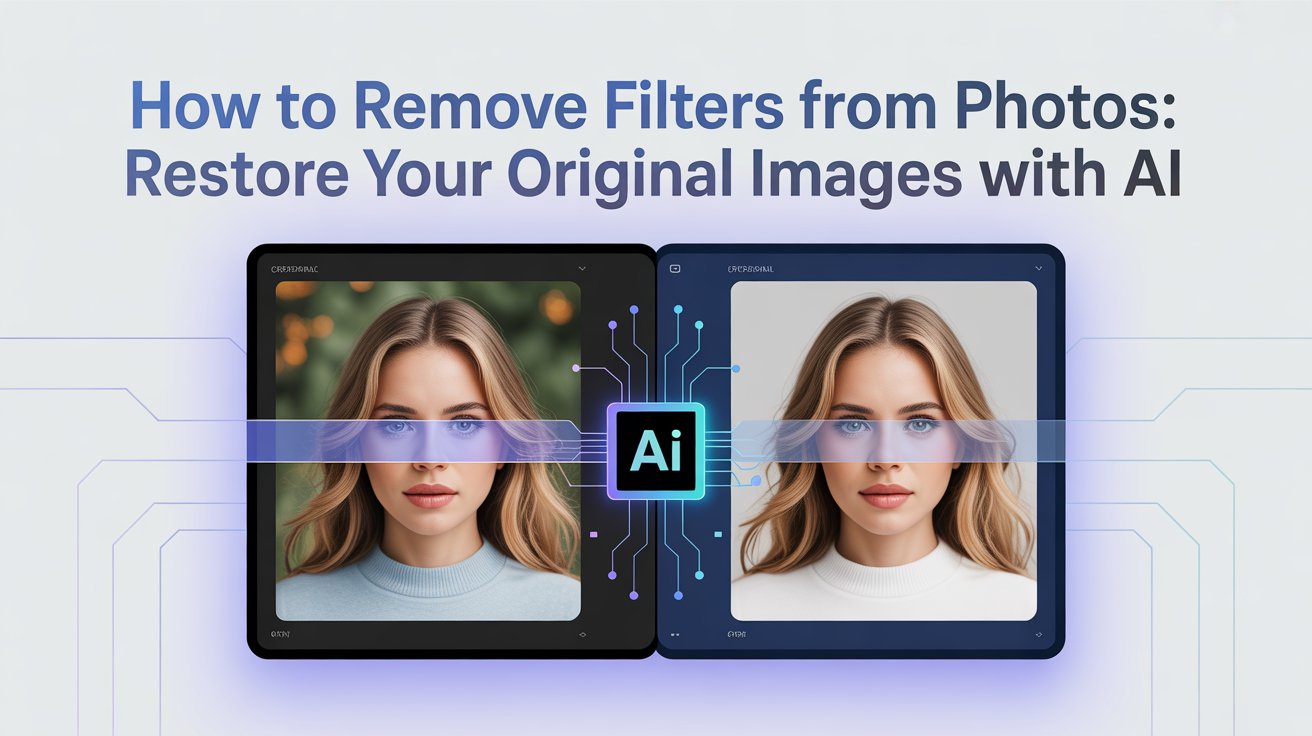How to Remove Filters from Photos (AI Restoration Guide)