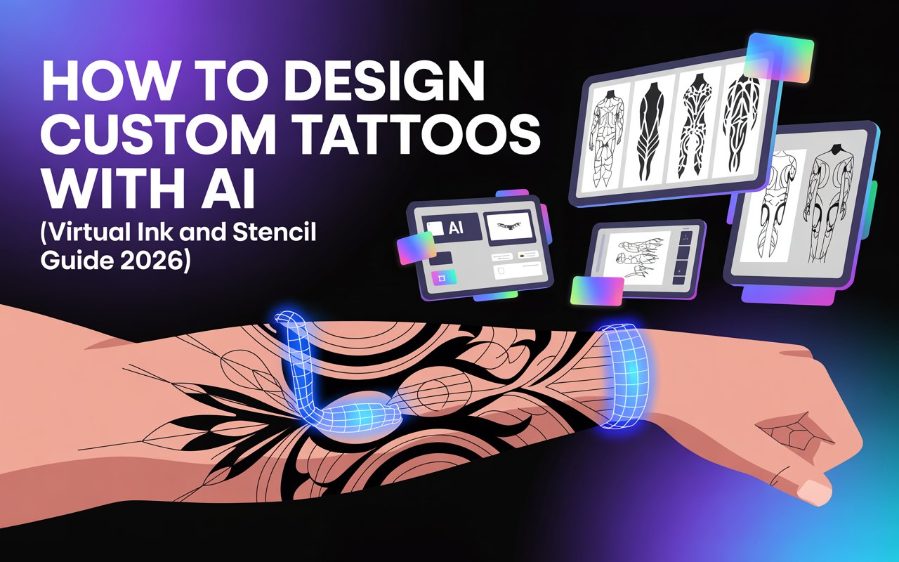 How to Design Custom Tattoos with AI (Virtual Ink and Stencil Guide 2026)