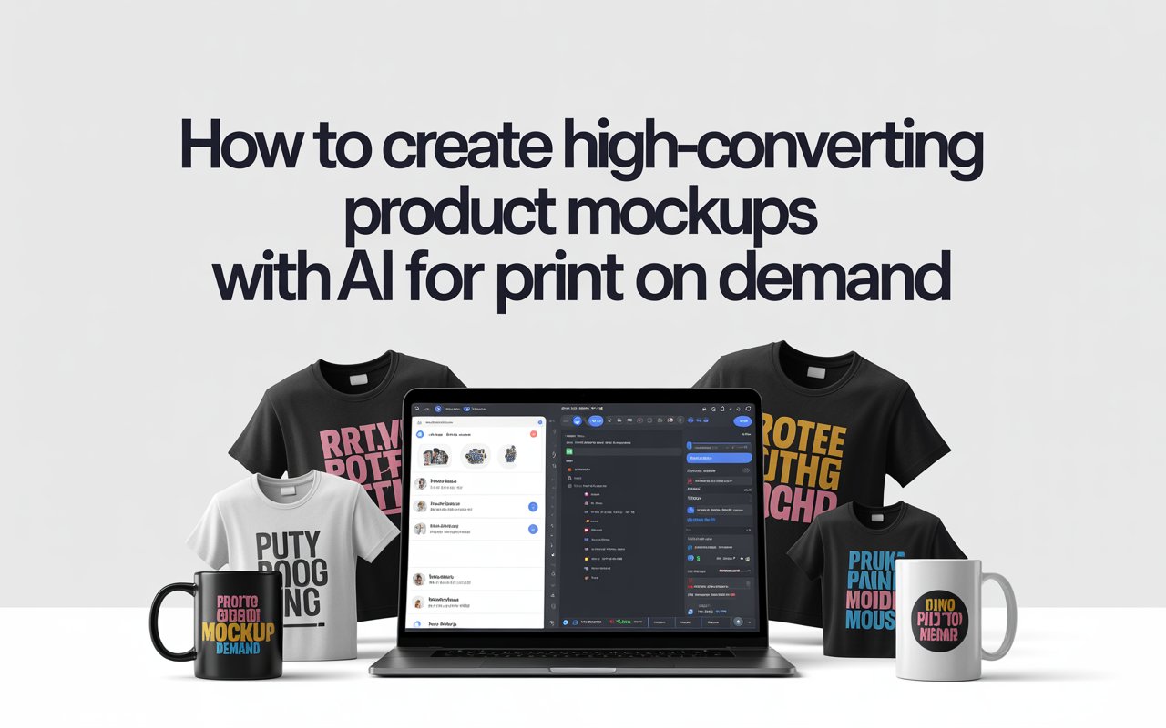 How to Create High-Converting Product Mockups with AI for Print on ...