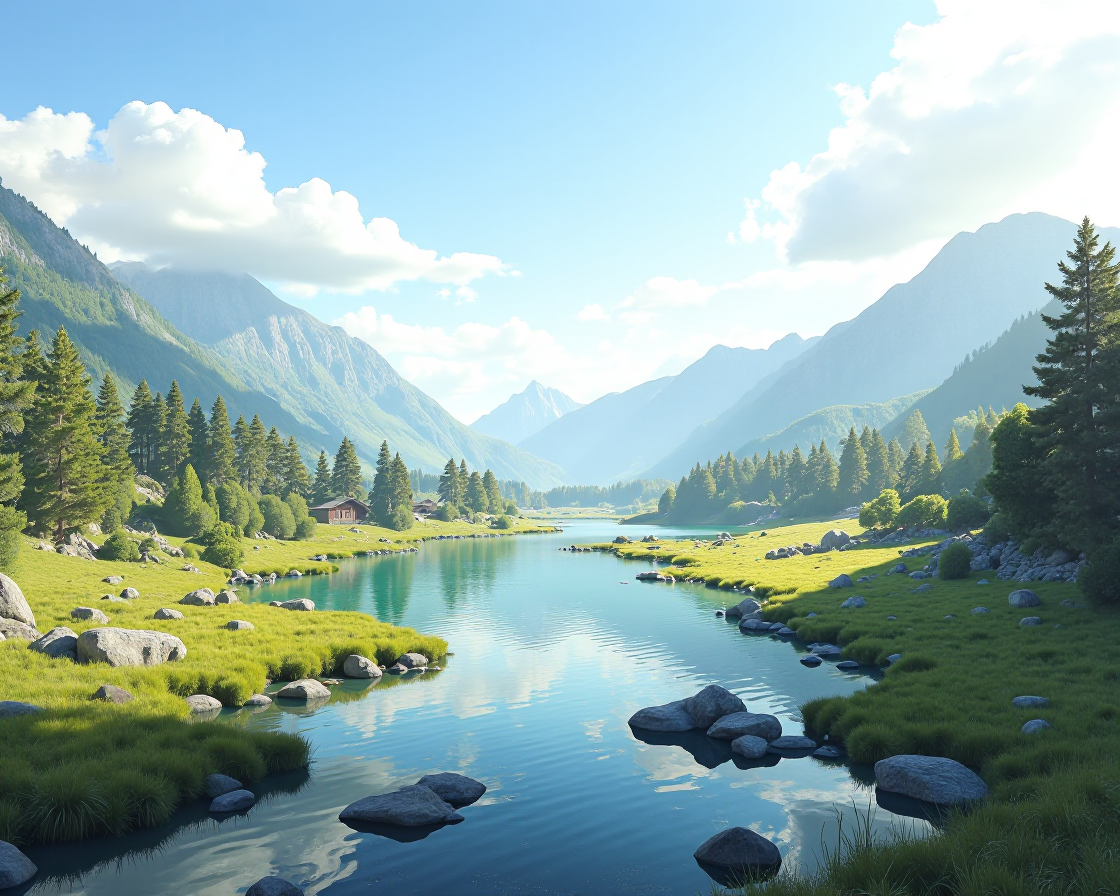 AI generative expand feature extending an image beyond its original frame with seamless new content